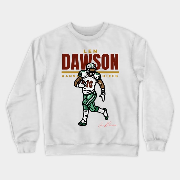 len dawson classic Crewneck Sweatshirt by Draw One Last Breath Horror 